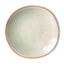 HKliving 70s ceramics: side plates, mist (set of 2)