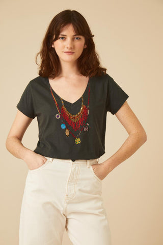 Leon & Harper SS22 Tonton Afrika T-Shirt Ashes
