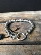 Goti 925 Oxidised Silver shaped bracelet BR205