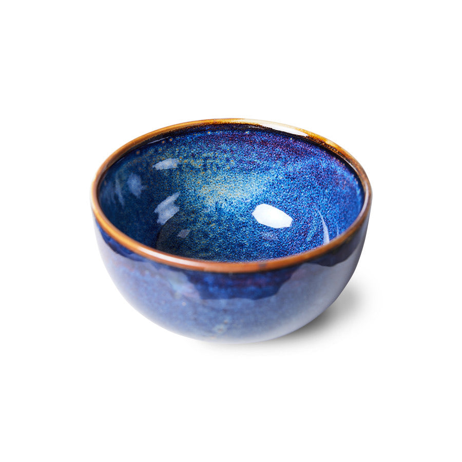 HKliving Chef ceramics: bowl, rustic blue