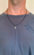 WDTS Oxidised 'Jesus on the cross' small pendant