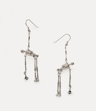 Vivienne Westwood Skeleton Earrings - Silver