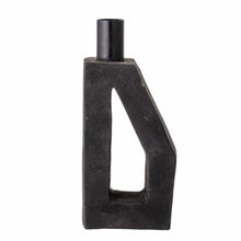 Kes Candlestick, Black, Terracotta