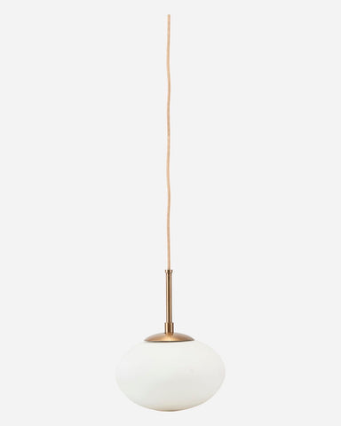 Lamp, Opal, White h:17cm