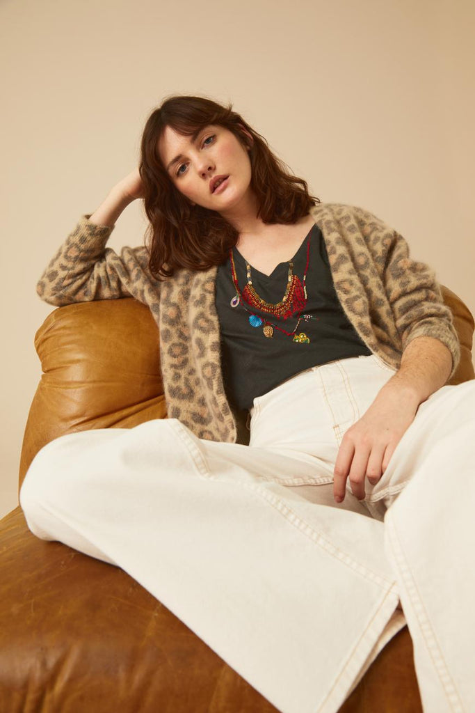 Leon & Harper SS22 Tonton Afrika T-Shirt Ashes