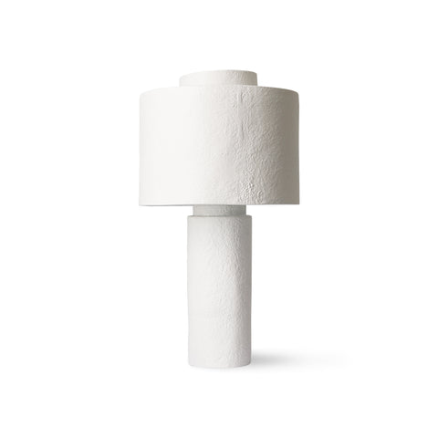 Gesso Table Lamp, Matt White
