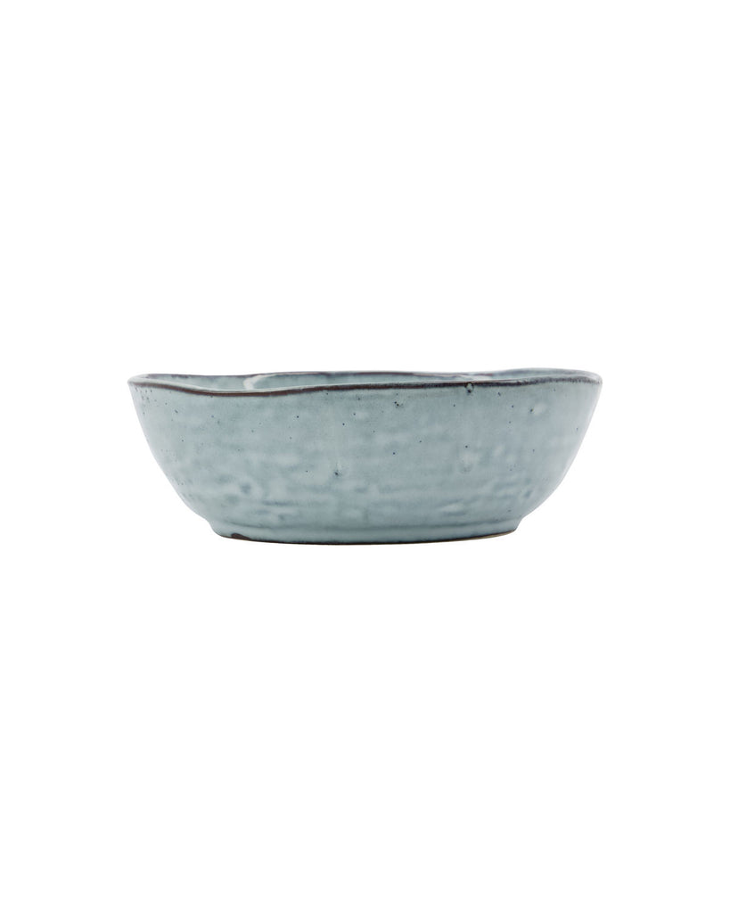 Bowl, Rustic, Grey/Blue