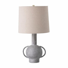 Table lamp, Grey, Terracotta