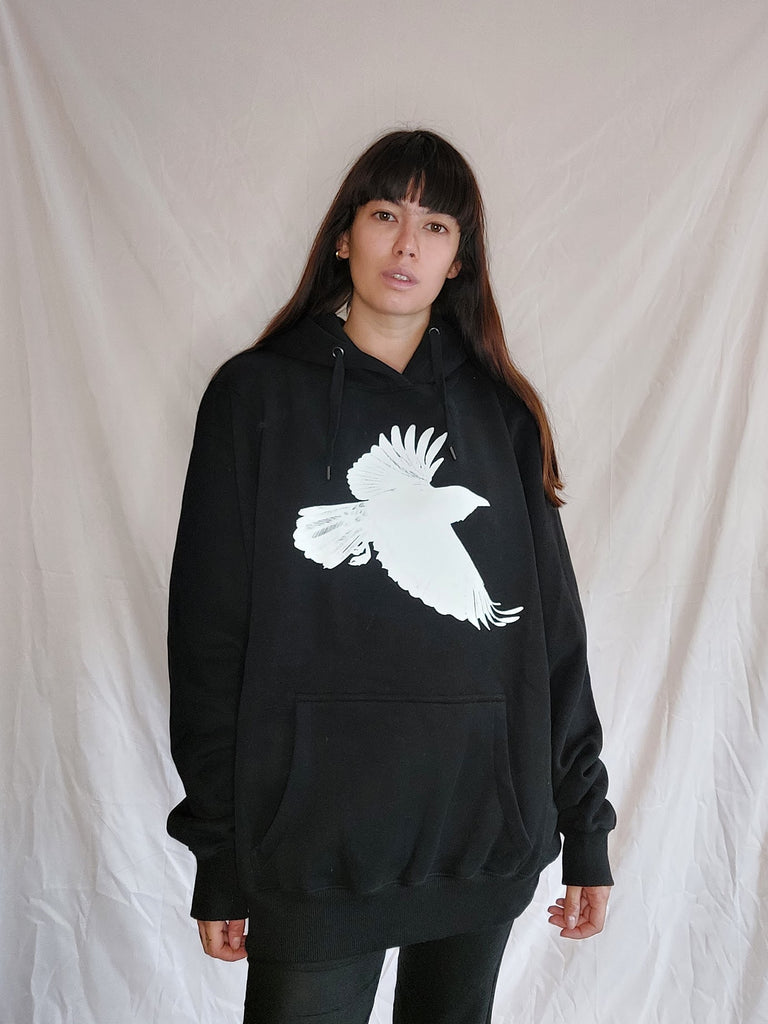 WDTS - Window Dressing the Soul Crow Oversized Hoodie One Size