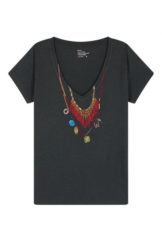 Leon & Harper SS22 Tonton Afrika T-Shirt Ashes