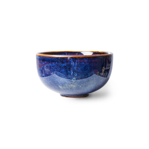 HKliving Chef ceramics: bowl, rustic blue