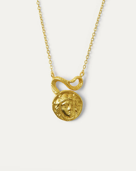 Ottoman Hands Gorgon Medusa Necklace