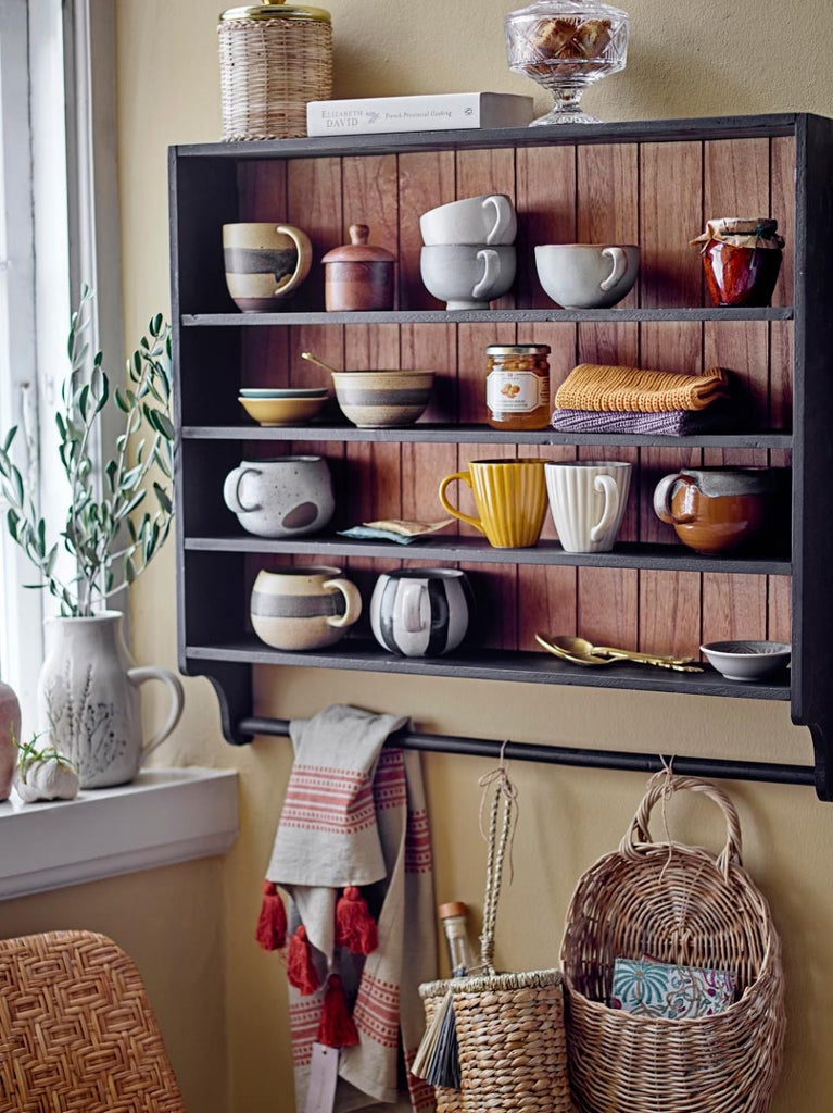 Solange Mug, Nature, Stoneware- tall