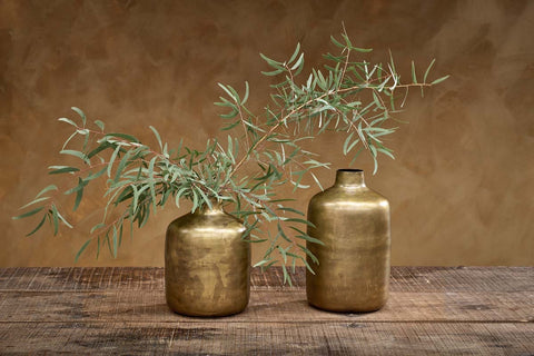 Boro Iron Round Vase- Small