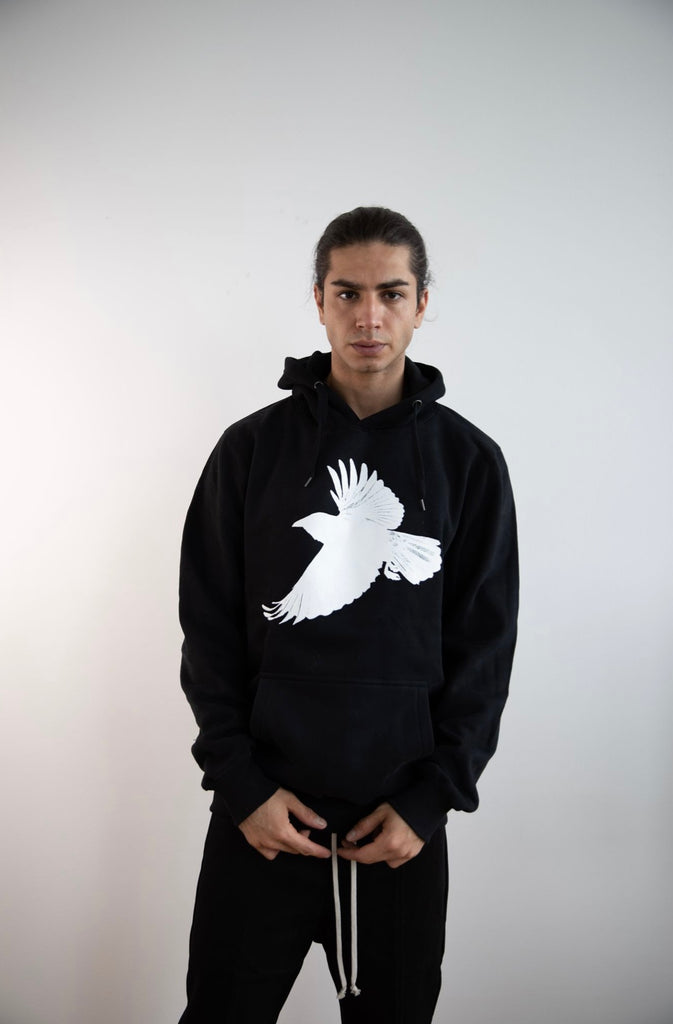 WDTS - Window Dressing the Soul Crow Oversized Hoodie One Size