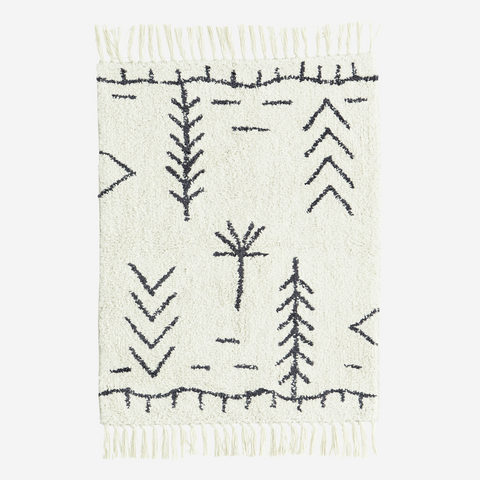 Tufted Cotton Bathroom Mat/RUG