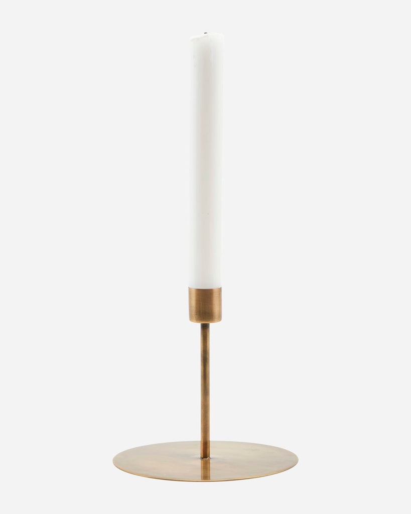 Candle stand, Anit, Antique brass 13cmx12cm