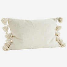 Cushion w/ Tassels - Off White