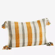 STRIPED RAG CUSHION COVER