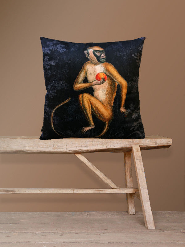 Velvet Cushion Black Ape