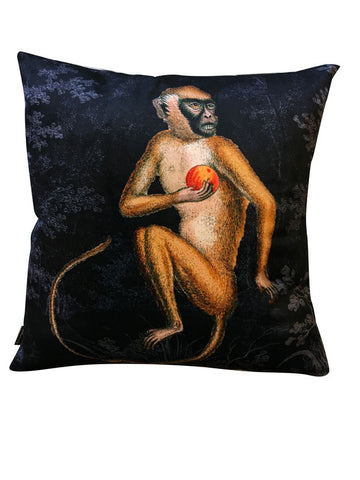 Velvet Cushion Black Ape