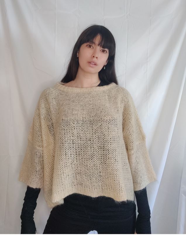 WDTS - Mia Mohair jumper - light beige