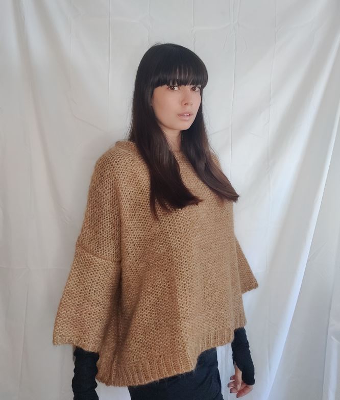 WDTS - Mia Mohair jumper -brown caramel