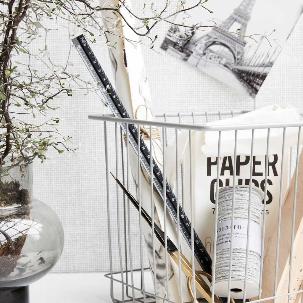 BASKET, STAK, GREY