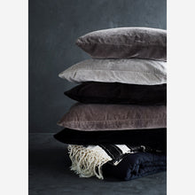 Large VELVET CUSHION Charcoal