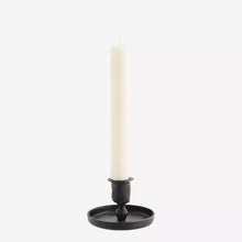 Hand forged candle holder, black