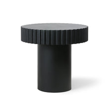 Round Pillar Coffee Table - Black