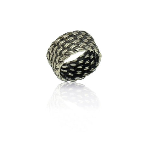 925 Silver Woven Ring