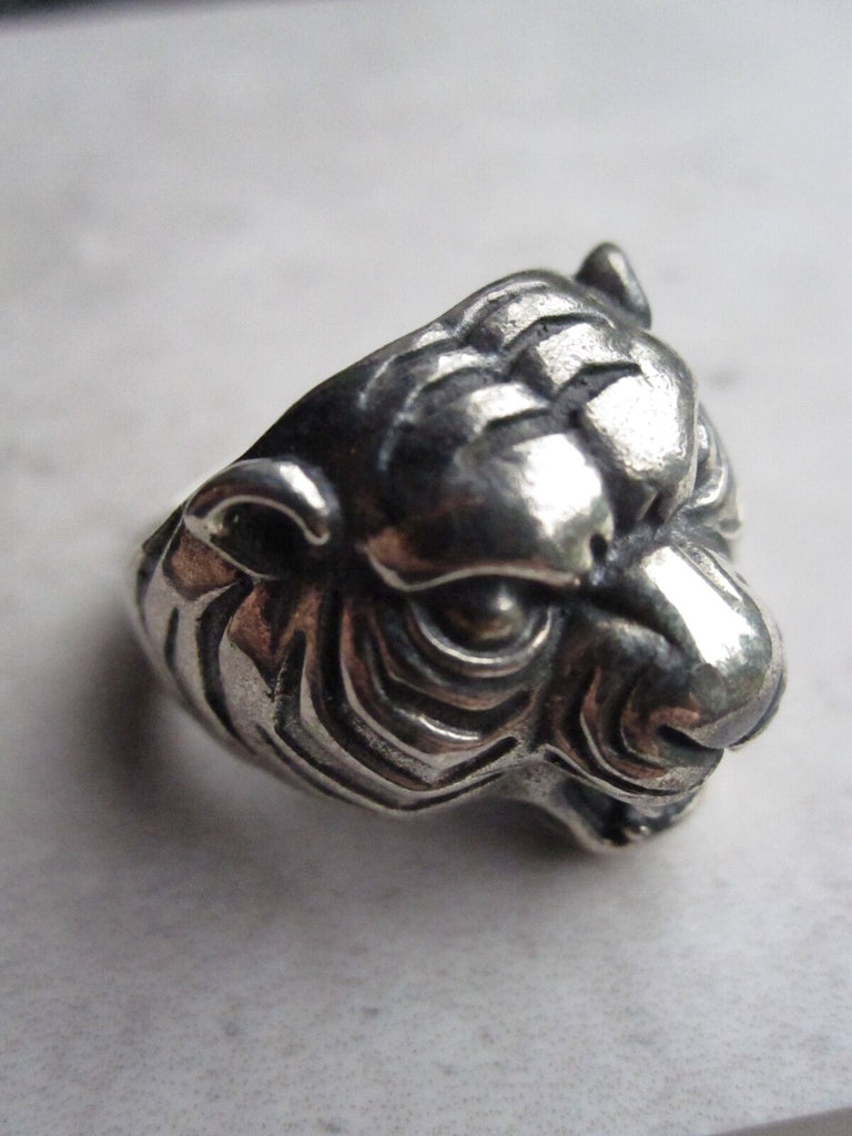 925 Silver Tiger Ring