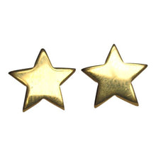 Collard Manson 925 Silver Star Studs - Gold