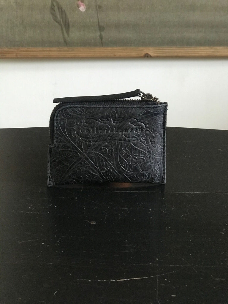 CollardManson Black Weathered Tool leather Wallet