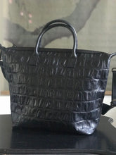 CollardManson Elke Bag - Black Croc Leather