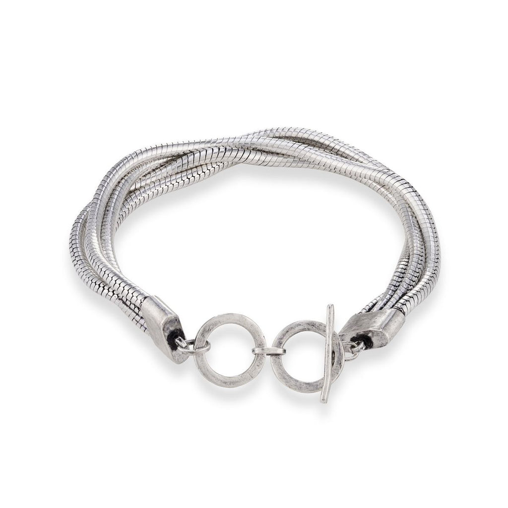 WDTS 925 multi snake bracelet