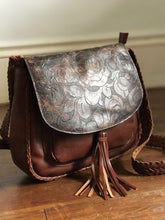 CollardManson Jasmin Bag- Brown Floral