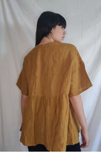 WDTS Sheba Gold Linen Top