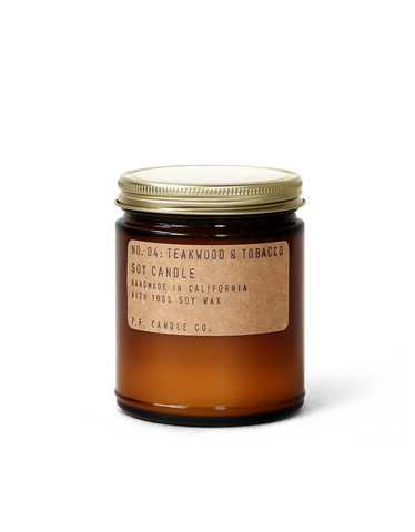 P.F Candle co. Teakwood and Tobacco 7.2 candle oz