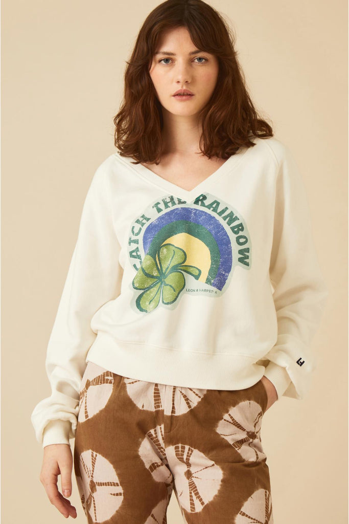 Leon & Harper SS22 Shiva Jumper White