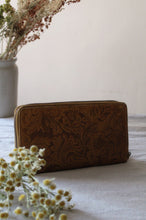 CollardManson Floral Wallet - Tan