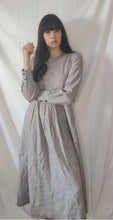 WDTS  - Tilly dress -Grey Linen with a grey thread