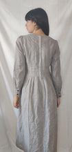 WDTS  - Tilly dress -Grey Linen with a grey thread