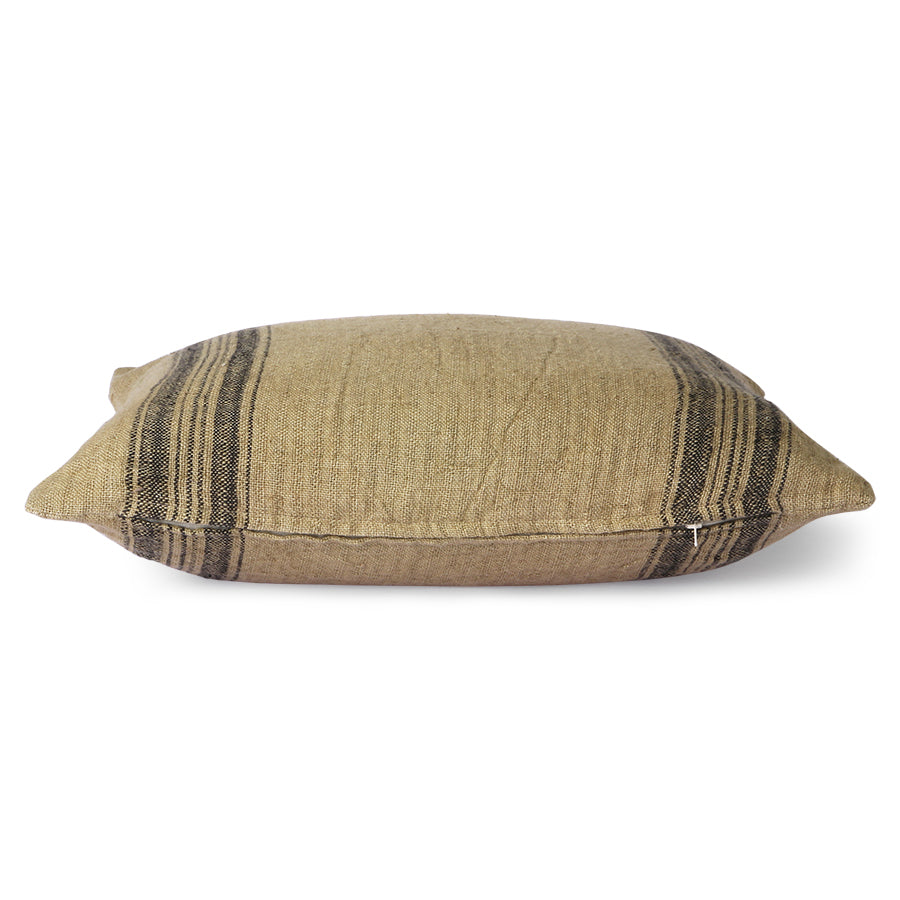 linen cushion dark beige (45x45)