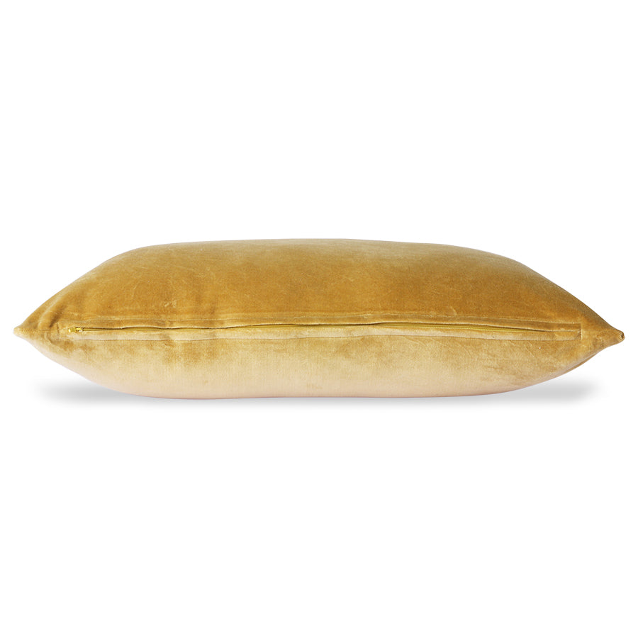 velvet cushion gold (40x60)