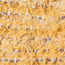 Hand Woven Cotton Rug - Ochre/Brown