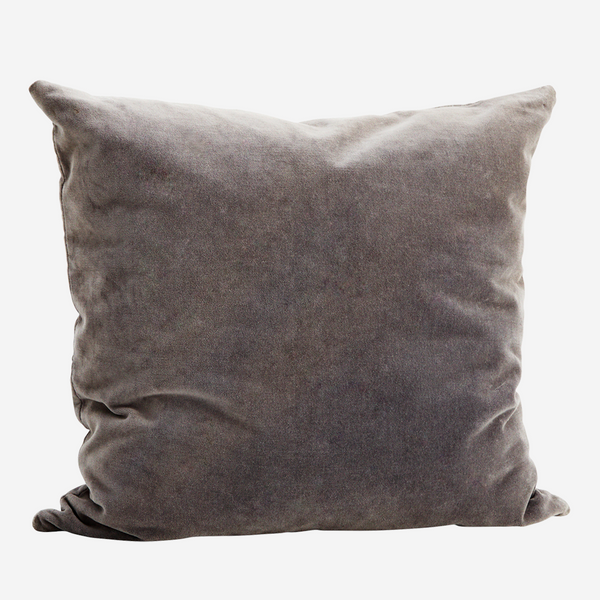Dark Grey Velvet Cushion cover