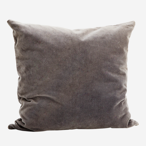 Dark Grey Velvet Cushion cover