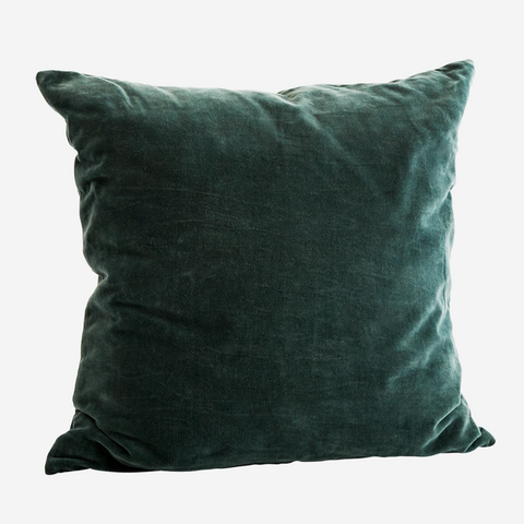 Velvet Cushion cover - FOREST GREEN